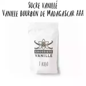Sucre vanillé Bourbon 1kg Qualité professionnel AAA