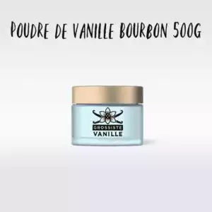 Poudre de vanille Bourbon 500g Qualité professionnel AAA