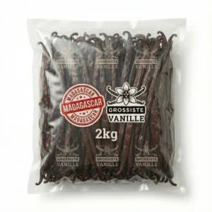 Lot de 2 kg Gousses de vanille Bourbon 18 - 20 cm